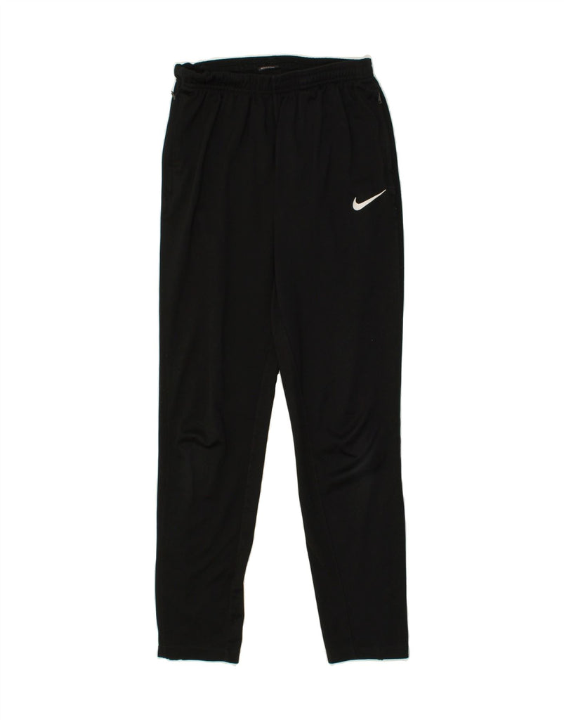 NIKE Mens Dri Fit Tracksuit Trousers XS Black Polyester Vintage Nike and Second-Hand Nike from Messina Hembry 