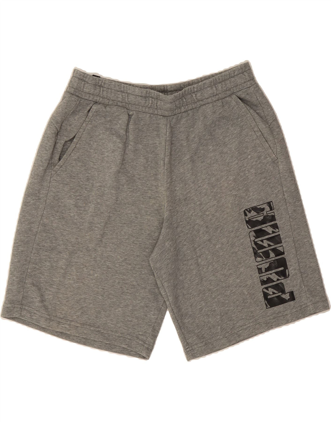 PUMA Mens Graphic Sport Shorts Large Grey Vintage Puma and Second-Hand Puma from Messina Hembry 