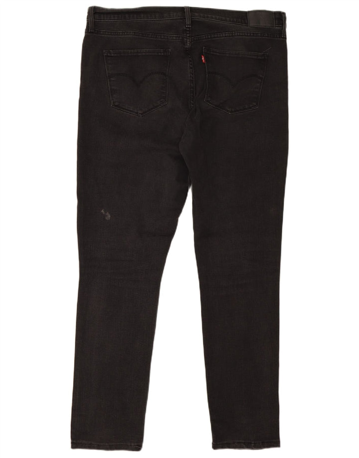 Levi's Mens Skinny Jeans W33 L32 Grey Cotton
