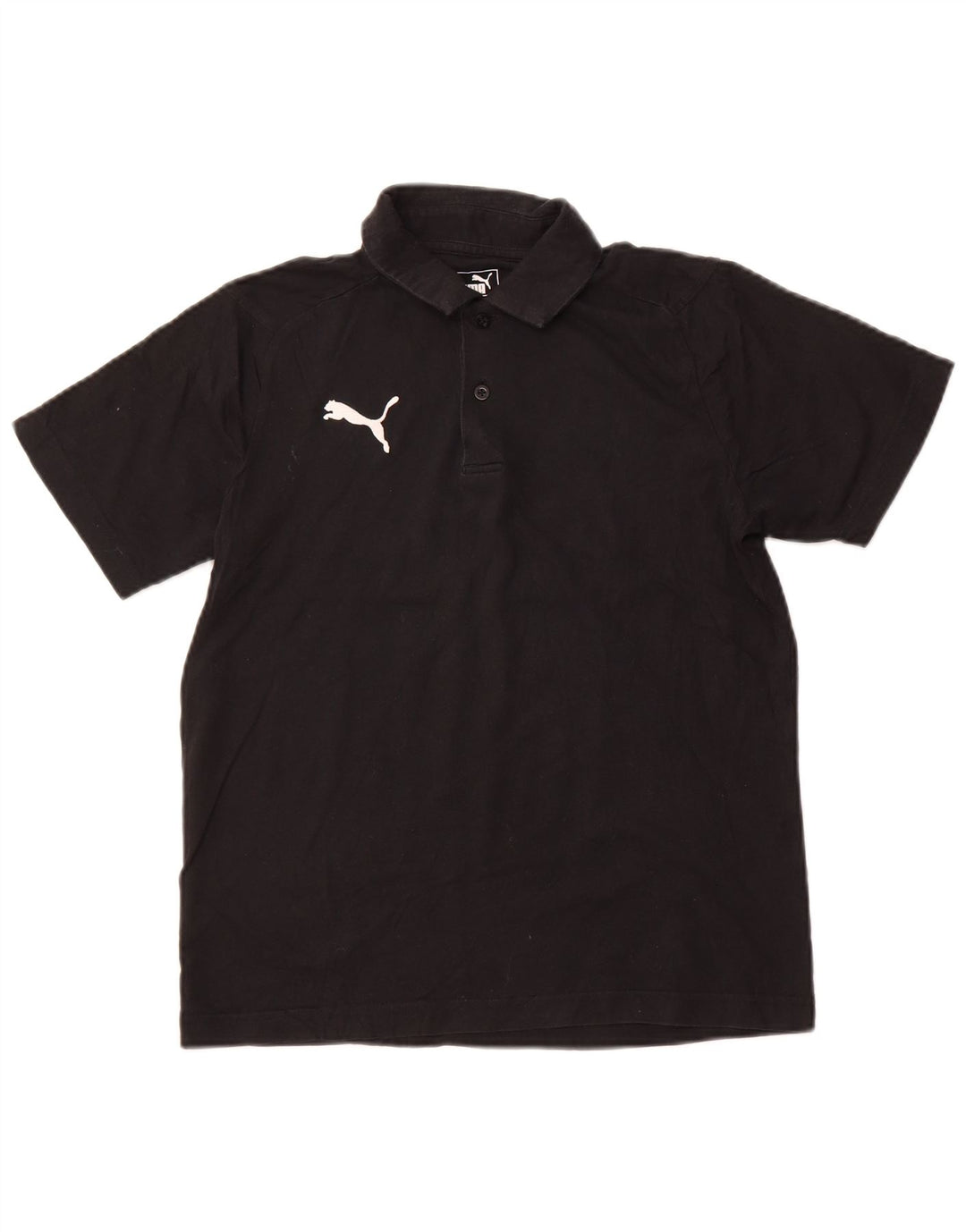 PUMA Boys Polo Shirt 13-14 Years Black