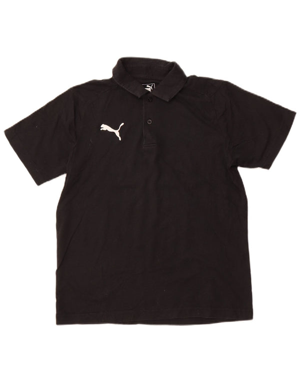 PUMA Boys Polo Shirt 13-14 Years Black