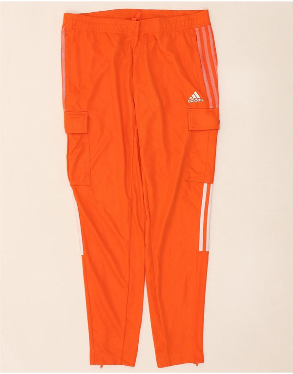 Adidas Womens Aeroready Cargo Tracksuit Trousers UK 16/18 Large  Orange