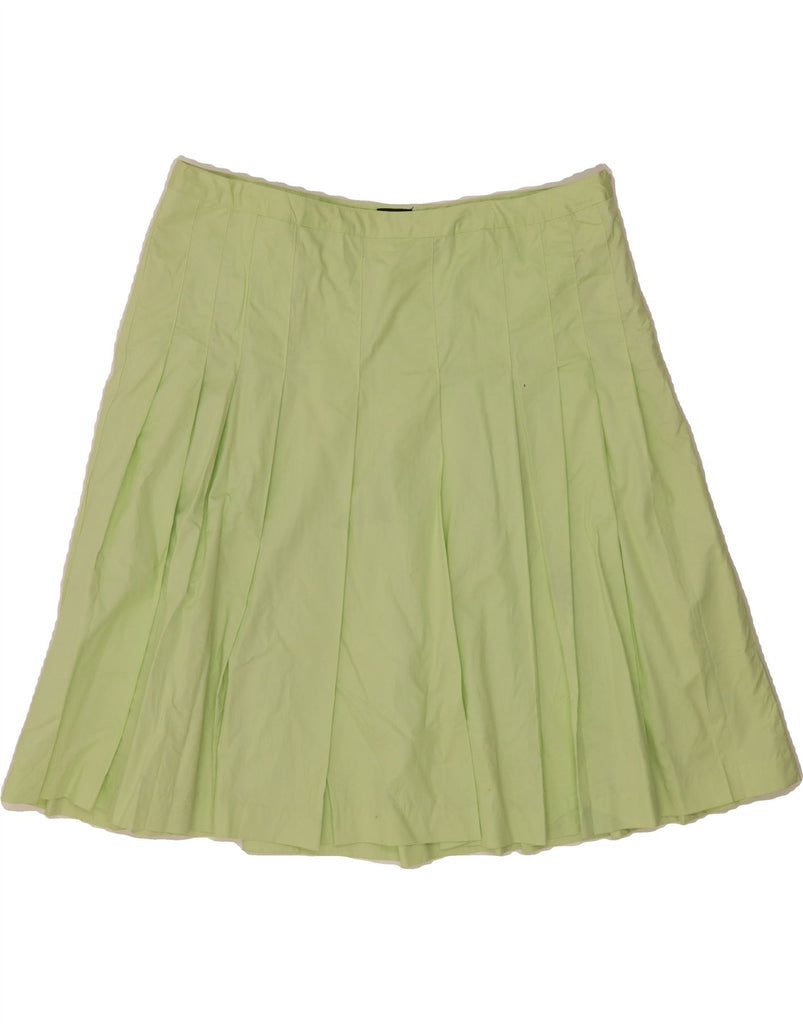 MOSSIMO Womens A-Line Skirt US 12 Large W34 Green Cotton Vintage Mossimo and Second-Hand Mossimo from Messina Hembry 