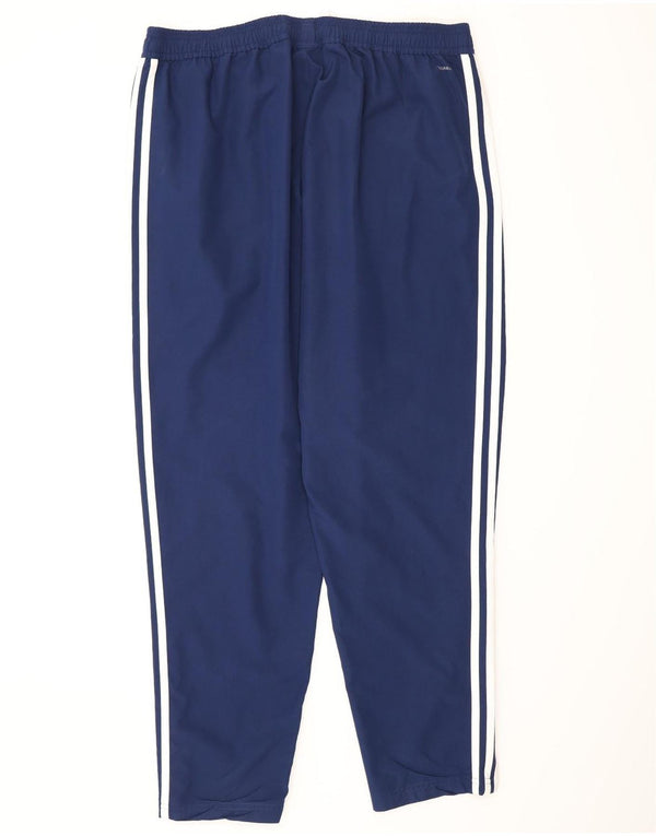 Adidas Mens Climalite Tracksuit Trousers XL Navy Blue Polyester