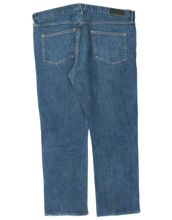 Marks & Spencer Mens Autograph Straight Jeans W36 L27 Blue Cotton