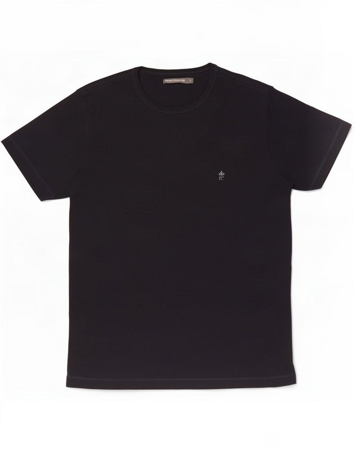 French Connection Mens T-Shirt Top Large Navy Blue Cotton