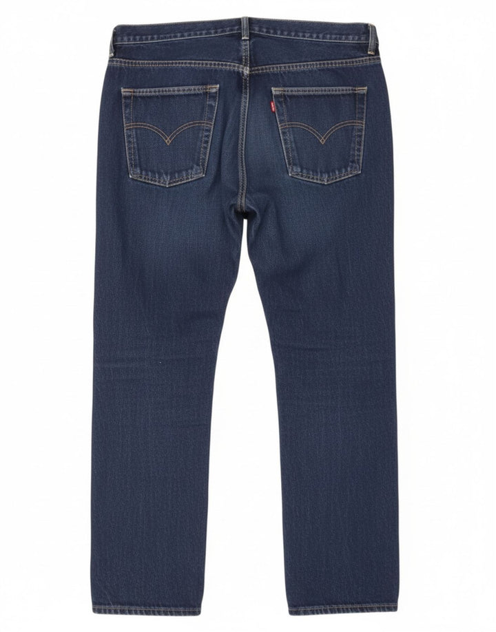 Levi's Mens 581 Straight Jeans W40 L30 Navy Blue Cotton