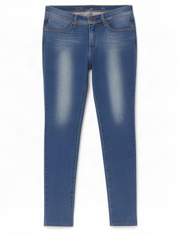 Levi's Womens Mid Rise Skinny Jeans W28 L30 Blue