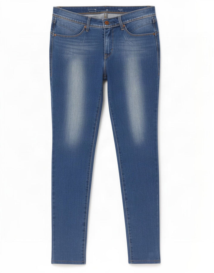 Levi's Womens Mid Rise Skinny Jeans W28 L30 Blue