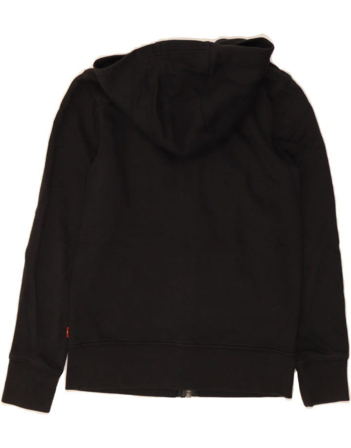 LEVI'S Boys Graphic Zip Hoodie Sweater 11-12 Years Black Cotton Vintage Levi's and Second-Hand Levi's from Messina Hembry 