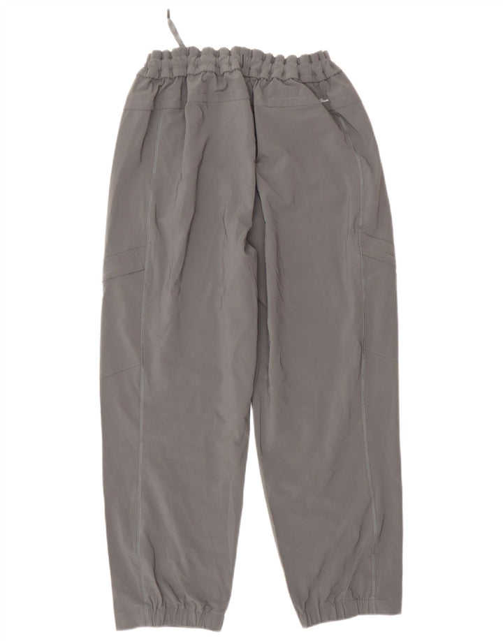 Eddie Bauer Womens Crop Cargo Trousers Medium W30 L24 Grey Polyester