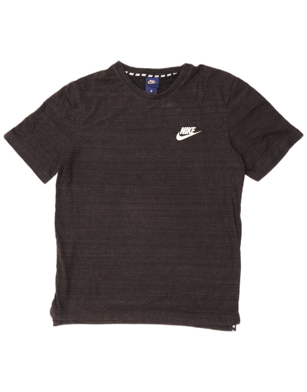 Nike Mens T-Shirt Top Medium Grey Flecked Cotton