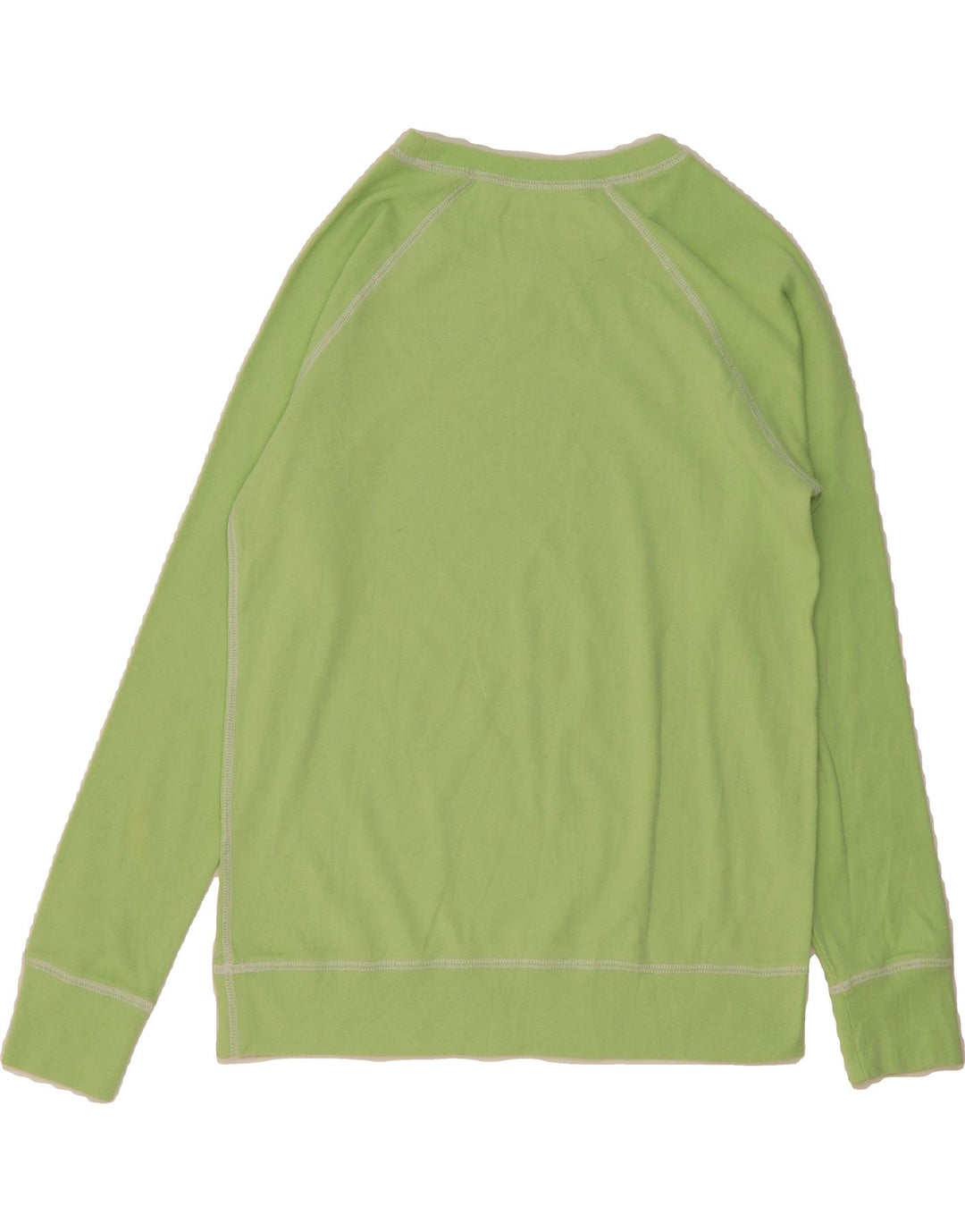 EDDIE BAUER Womens Top Long Sleeve UK 14 Medium Green Cotton Vintage Eddie Bauer and Second-Hand Eddie Bauer from Messina Hembry 