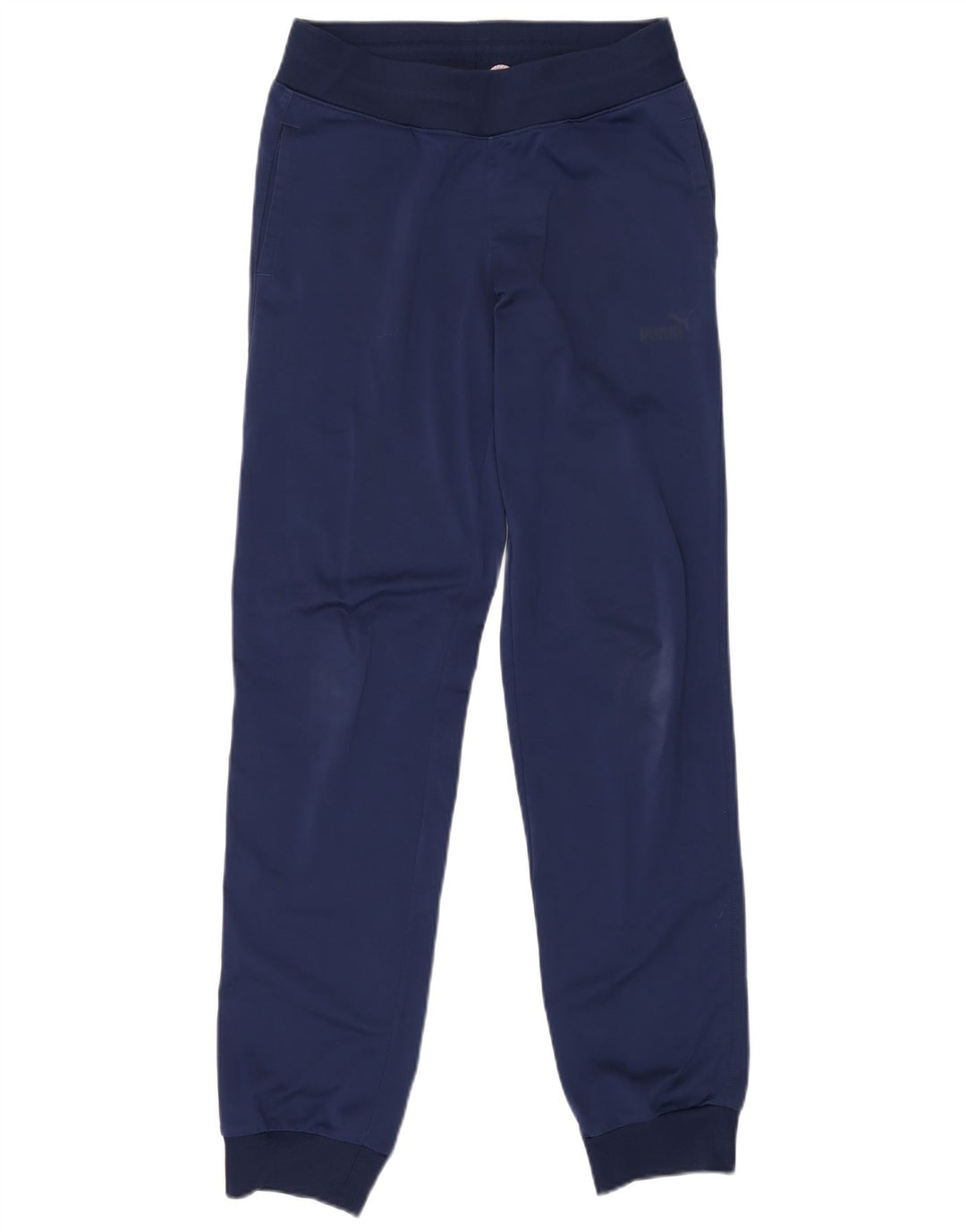 PUMA Womens Tracksuit Trousers Joggers UK 10 Small  Navy Blue Polyester