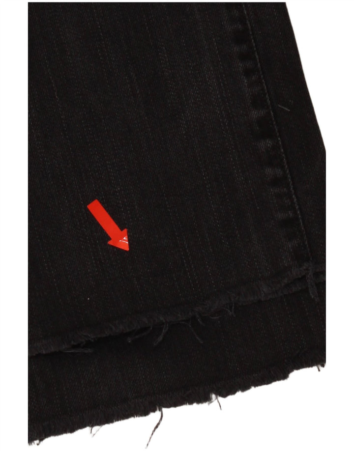 Diesel Womens Matic Stretch Straight Jeans W31 L26 Black Cotton