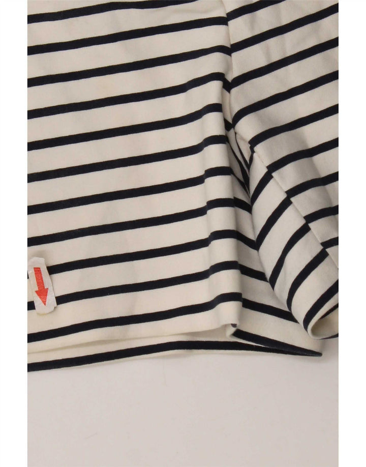 Zara Womens Hot Pants Medium W30  White Striped Cotton