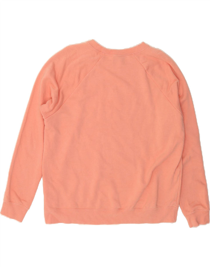 NIKE Womens Graphic Sweatshirt Jumper UK 16 Large Pink Cotton Vintage Nike and Second-Hand Nike from Messina Hembry 