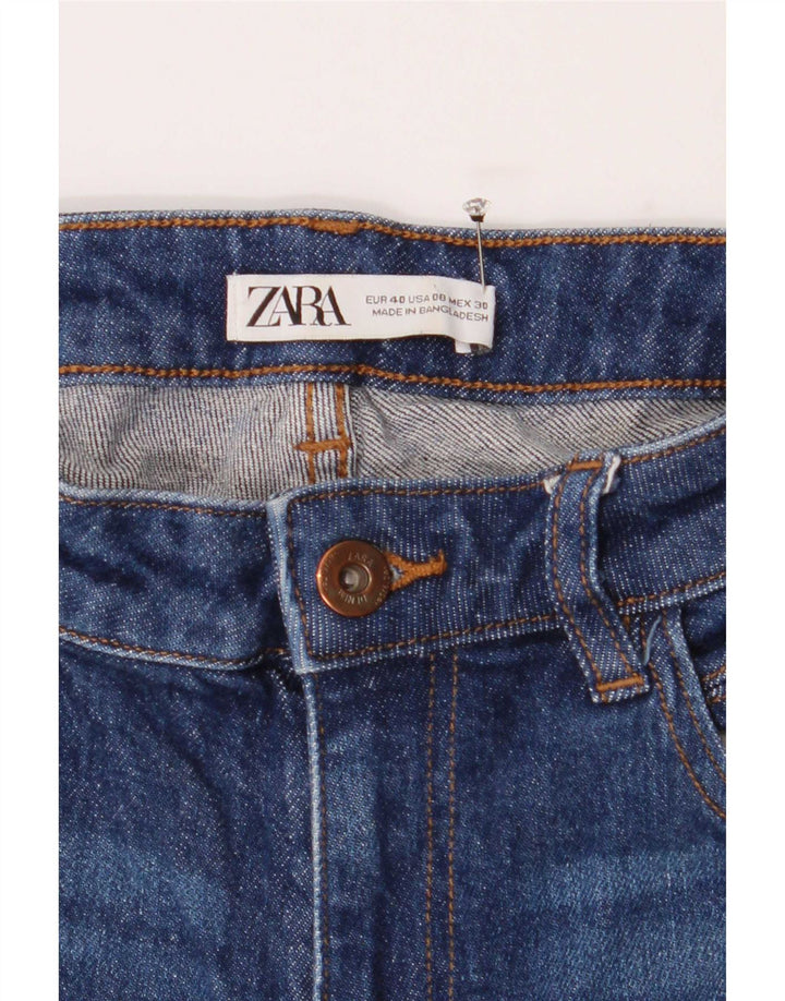 Zara Womens Flared Jeans EU 40 Medium W30 L32 Blue Cotton