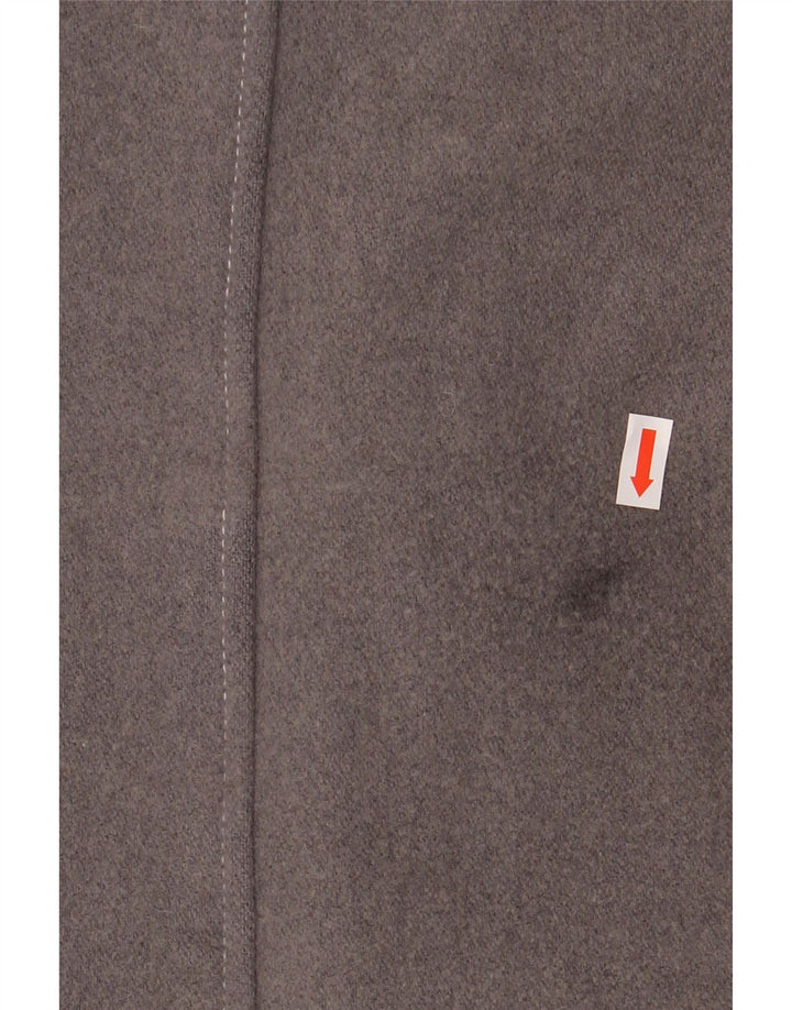 North Sails Womens Hooded Duffle Jacket UK 10 Small Grey Wool