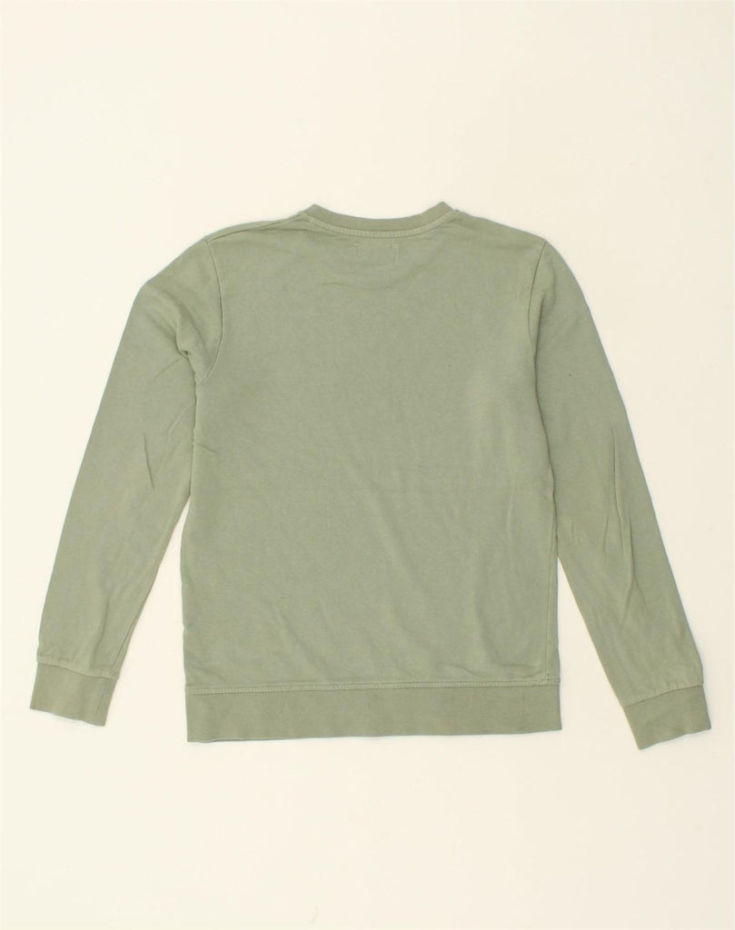 JACK & JONES Mens Graphic Sweatshirt Jumper Small Green Cotton | Vintage Jack & Jones | Thrift | Second-Hand Jack & Jones | Used Clothing | Messina Hembry 