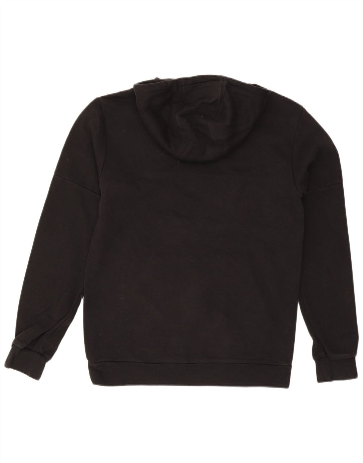 Adidas Mens Hoodie Jumper Small Black Cotton