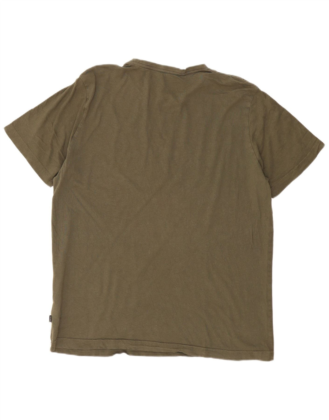 PUMA Mens Graphic T-Shirt Top XL Khaki Cotton