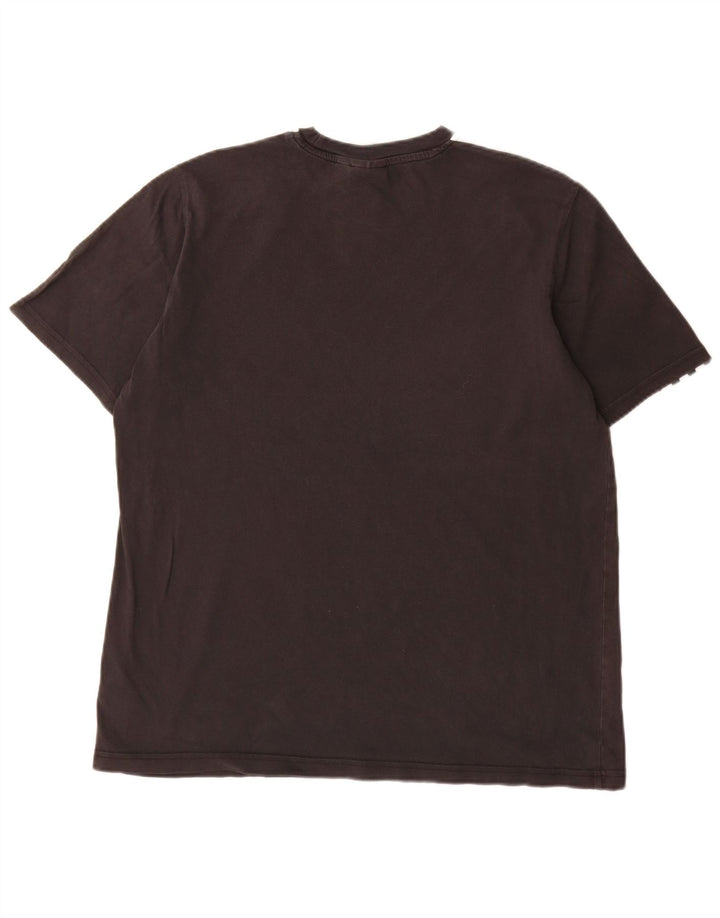Adidas Mens T-Shirt Large Black Cotton