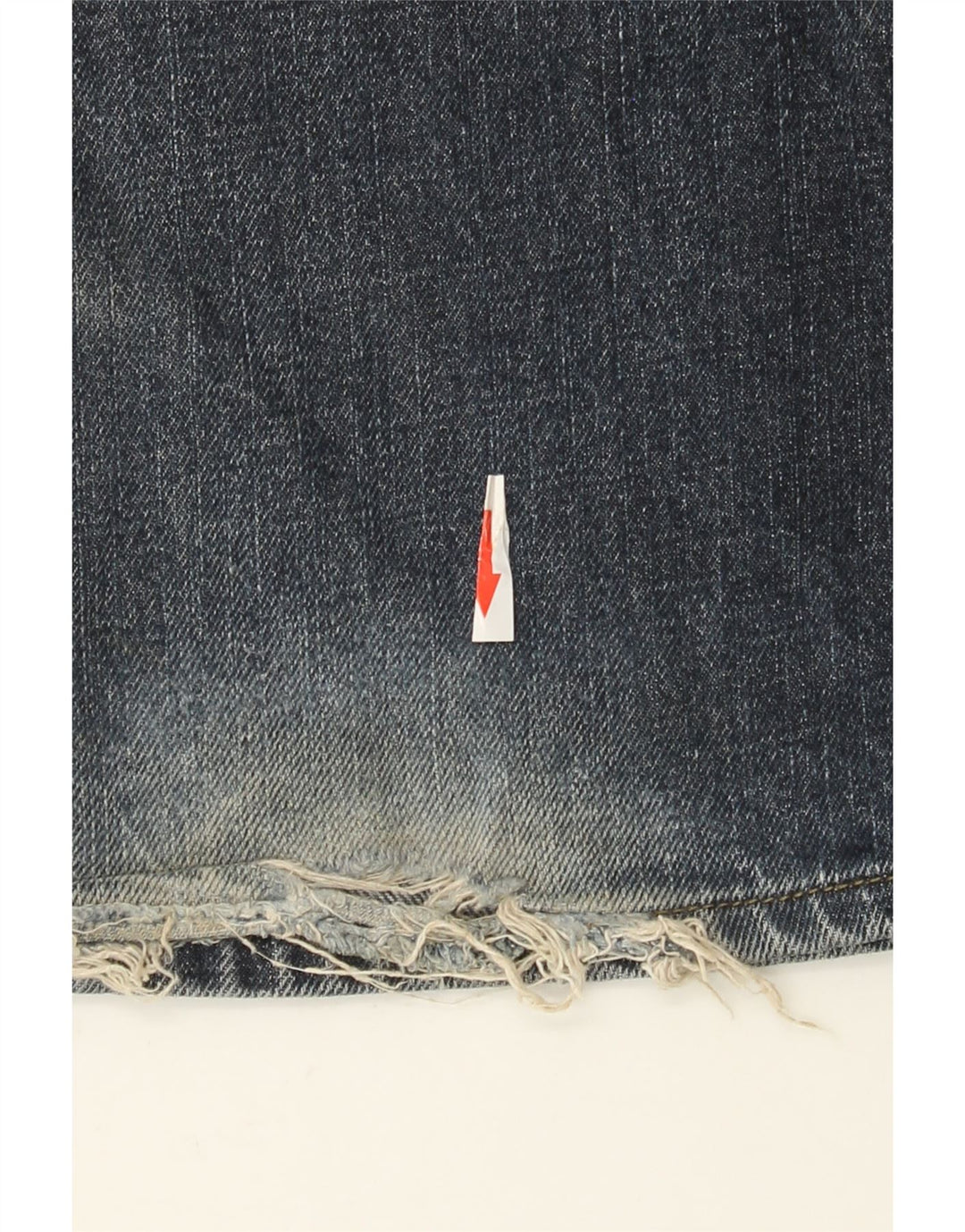 Armani Mens Straight Jeans W30 L33 Blue Cotton