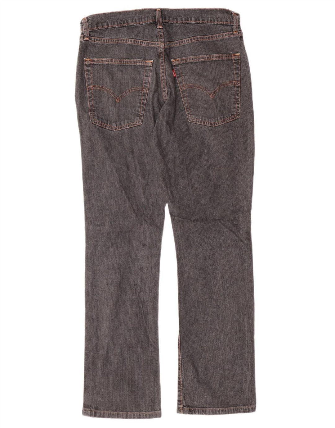 LEVI'S Womens 525 Straight Jeans W32 L30 Grey Cotton