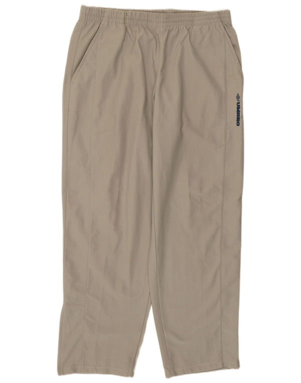 Umbro Mens Tracksuit Trousers Large  Beige Polyester