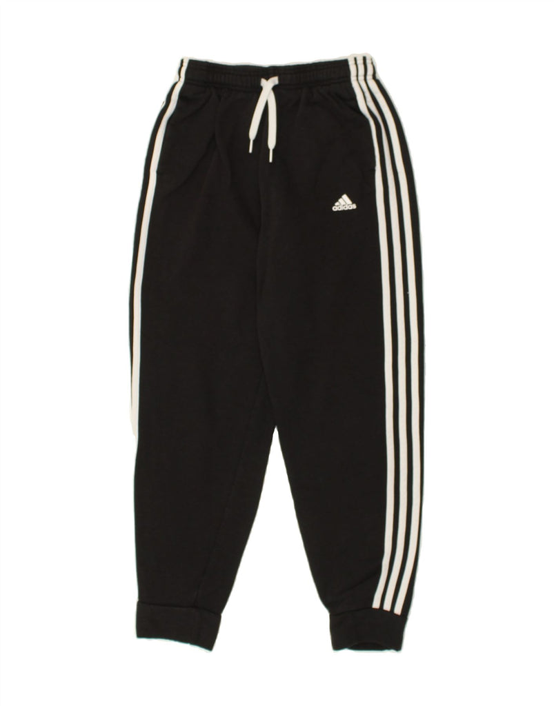 ADIDAS Boys Tracksuit Trousers Joggers 13-14 Years Black Cotton | Vintage Adidas | Thrift | Second-Hand Adidas | Used Clothing | Messina Hembry 