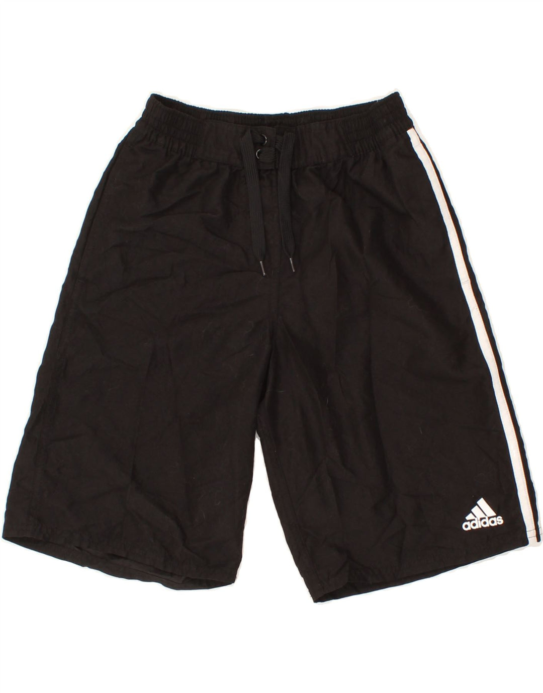 ADIDAS Boys Swimming Shorts 7-8 Years Medium Black Polyester Vintage Adidas and Second-Hand Adidas from Messina Hembry 