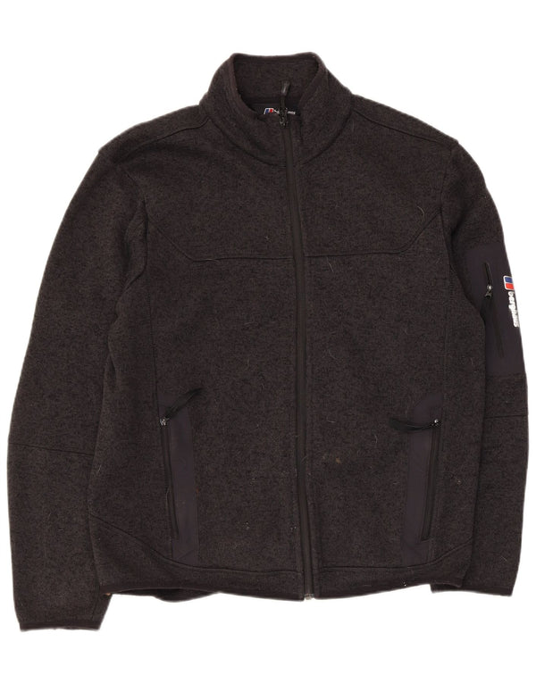 Berghaus Mens Tracksuit Top Jacket Medium Grey Polyester