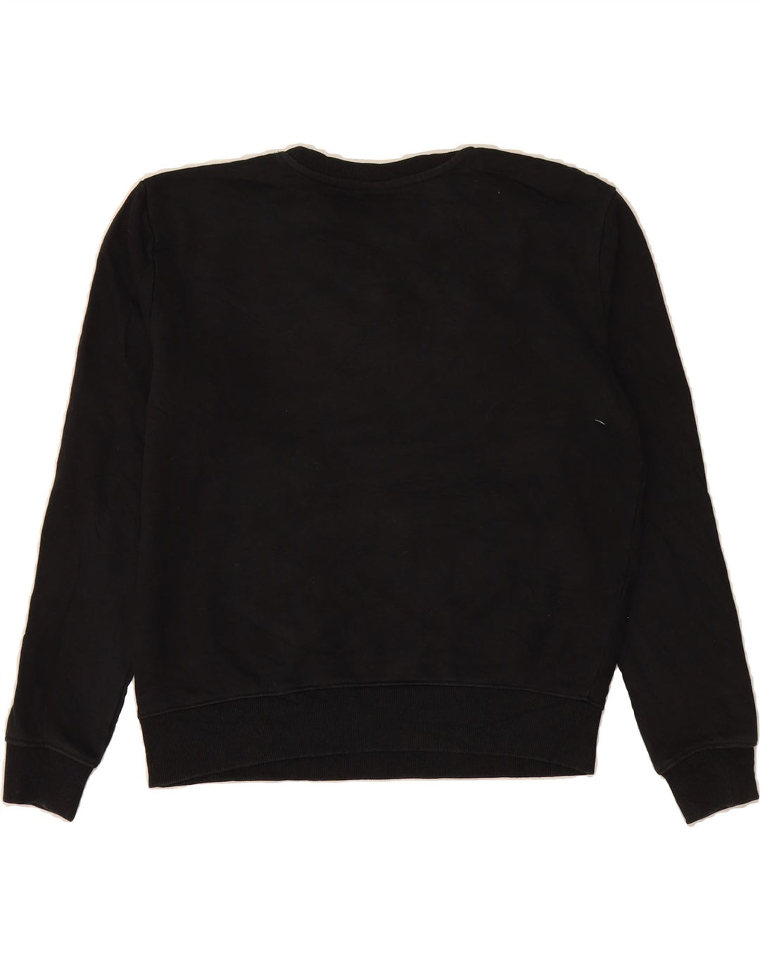 FILA Womens Graphic Sweatshirt Jumper UK 14 Medium Black Cotton Vintage Fila and Second-Hand Fila from Messina Hembry 