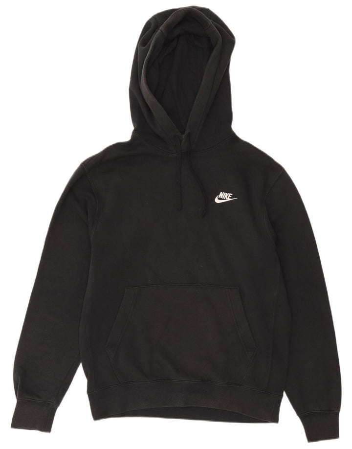 Nike Mens Hoodie Jumper Small Black Cotton