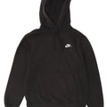 Nike Mens Hoodie Jumper Small Black Cotton