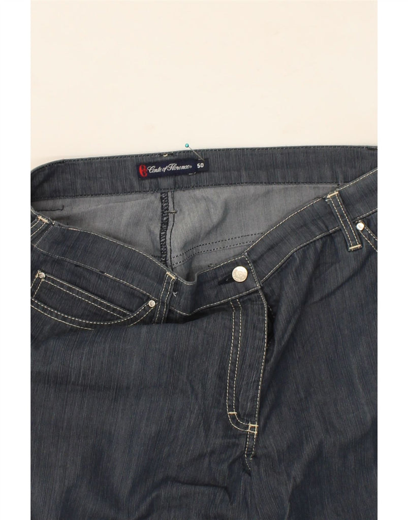 CONTE OF FLORENCE Womens Bootcut Jeans IT 50 XL W34 L28 Navy Blue Vintage Conte of Florence and Second-Hand Conte of Florence from Messina Hembry 