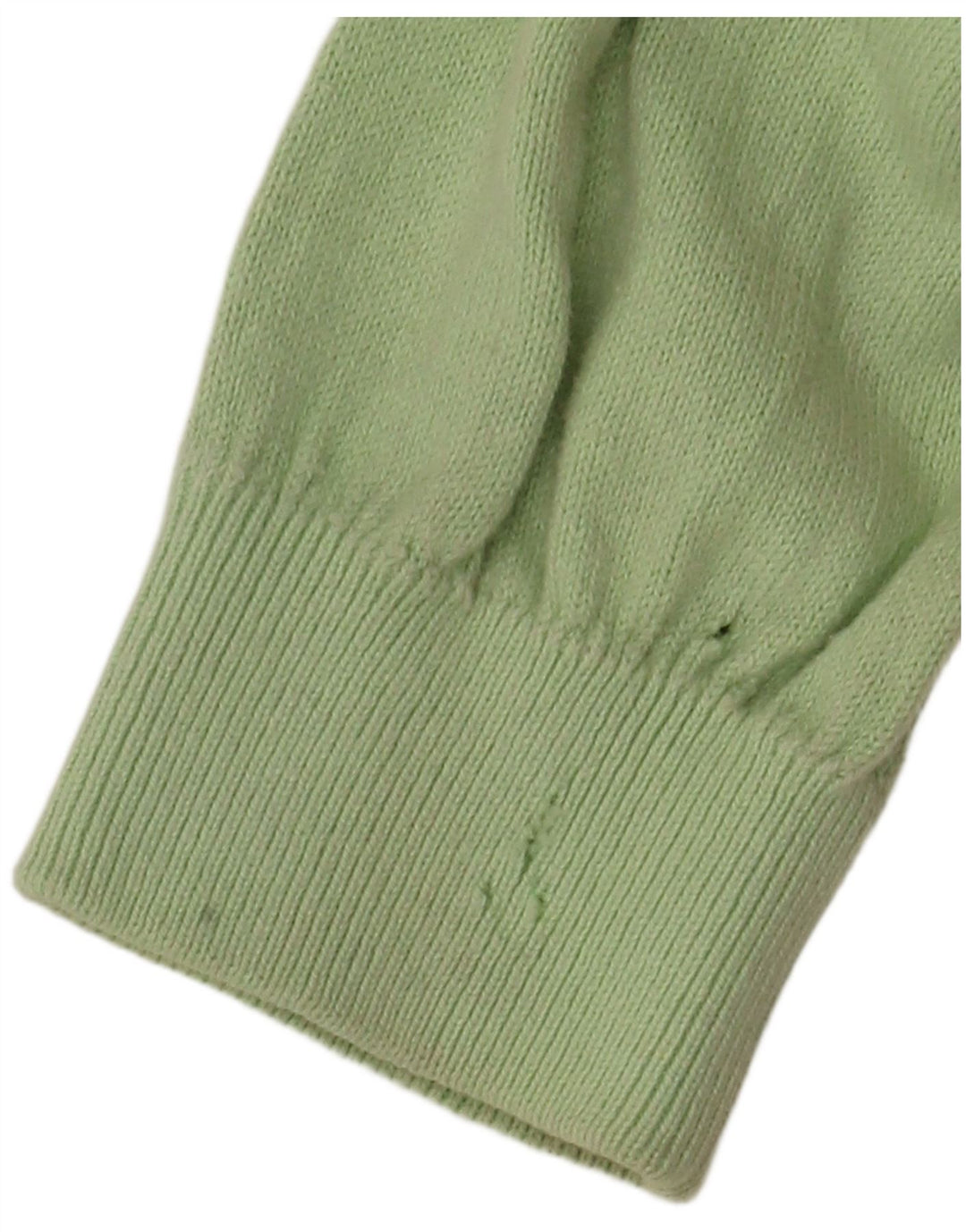 BENETTON Womens Polo Shirt UK 16 Large Green Colourblock Cotton