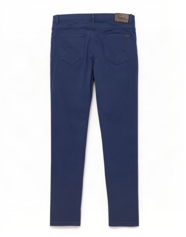 Zara Mens Skinny Casual Trousers EU 40 Medium W31 L30 Navy Blue