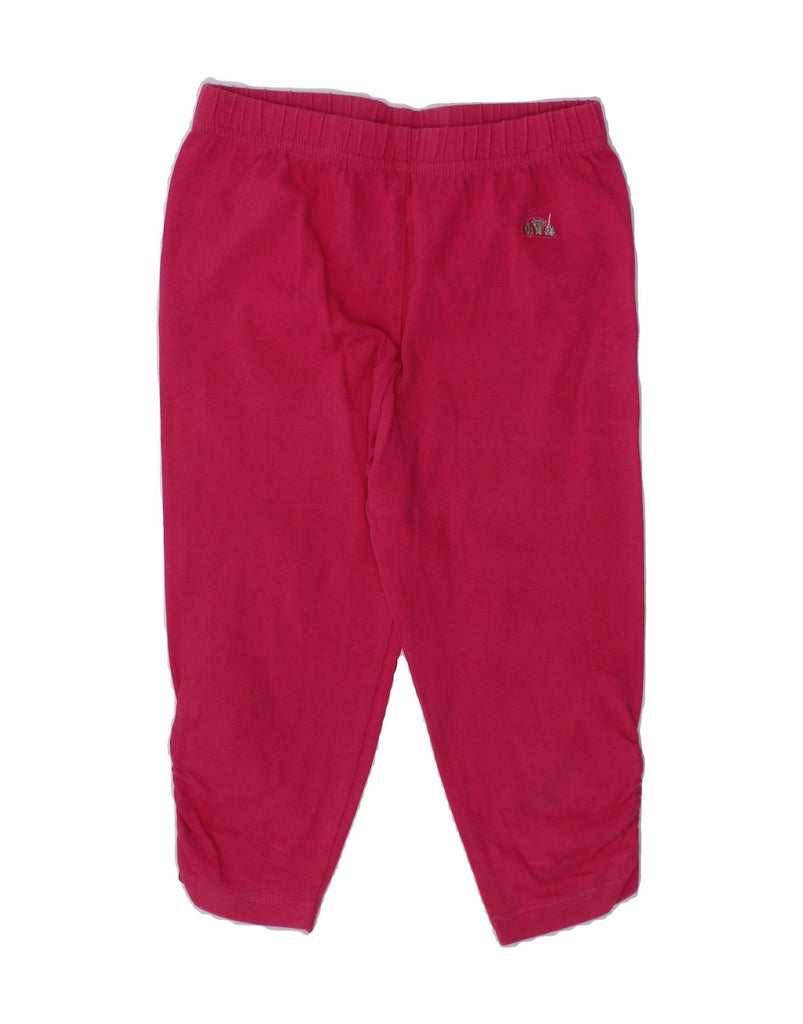 ELLESSE Girls Tracksuit Trousers 5-6 Years XS Pink Cotton Vintage Ellesse and Second-Hand Ellesse from Messina Hembry 