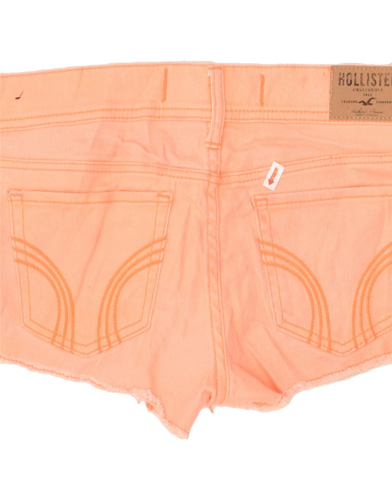 HOLLISTER Womens Denim Hot Pants W26 Small Orange Cotton | Vintage Hollister | Thrift | Second-Hand Hollister | Used Clothing | Messina Hembry 