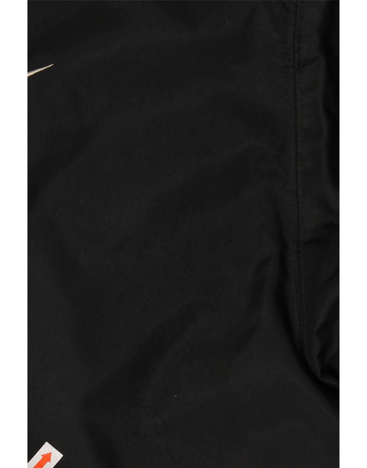 NIKE Mens Graphic Padded Jacket UK 39/41 Medium Black Nylon