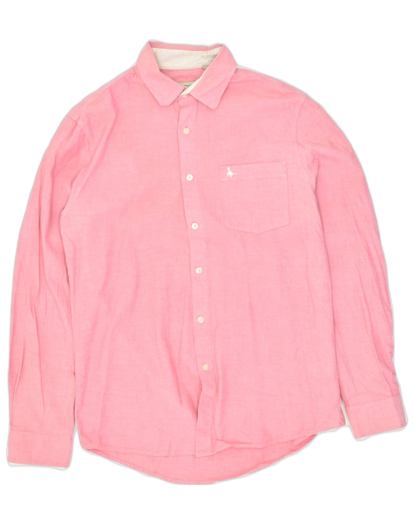 JACK WILLS Mens Shirt Medium Pink Cotton | Vintage | Thrift | Second-Hand | Used Clothing | Messina Hembry 