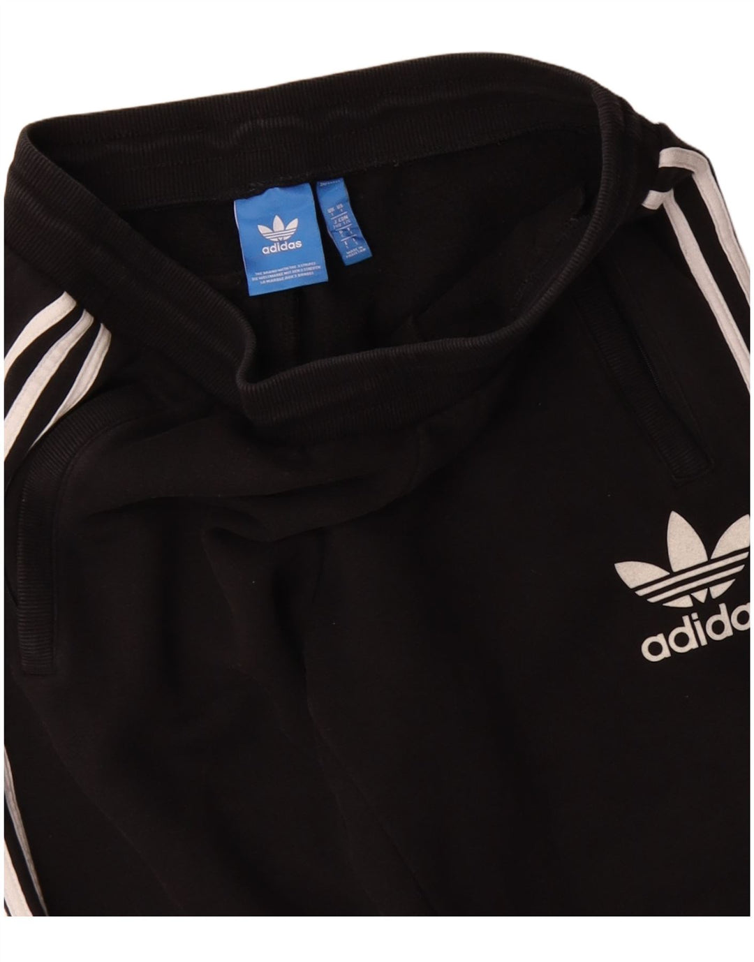 Adidas Mens Tracksuit Trousers Joggers Large  Black Cotton