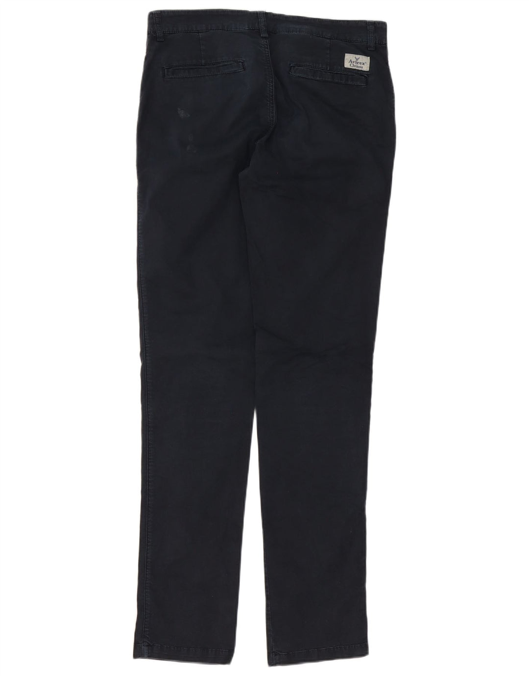 Avirex Mens Slim Chino Trousers W30 L34 Navy Blue