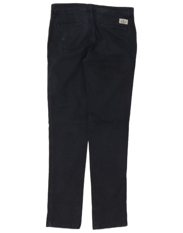 Avirex Mens Slim Chino Trousers W30 L34 Navy Blue