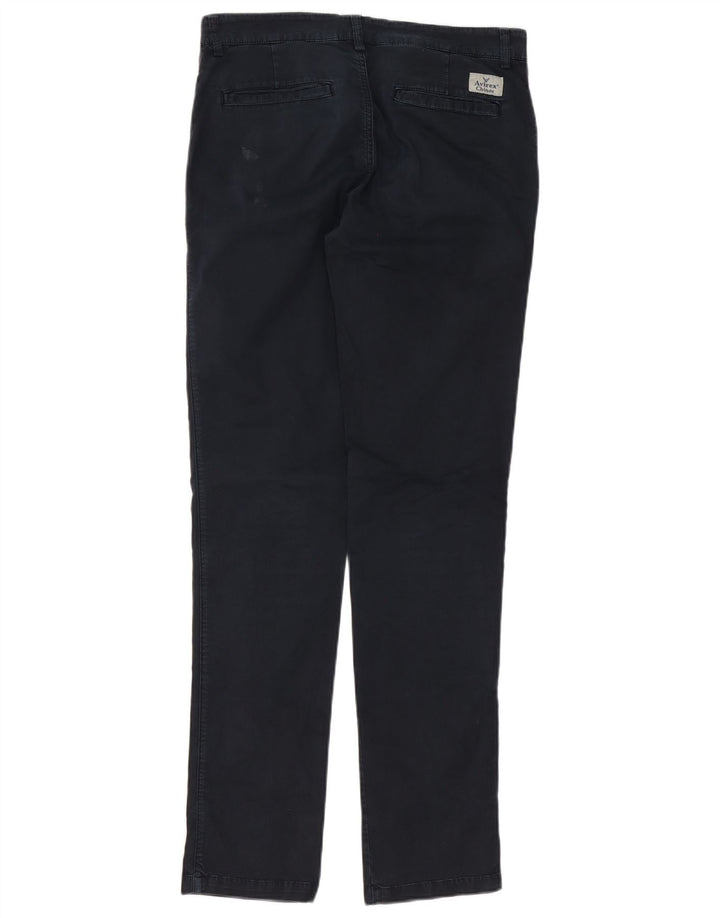 Avirex Mens Slim Chino Trousers W30 L34 Navy Blue