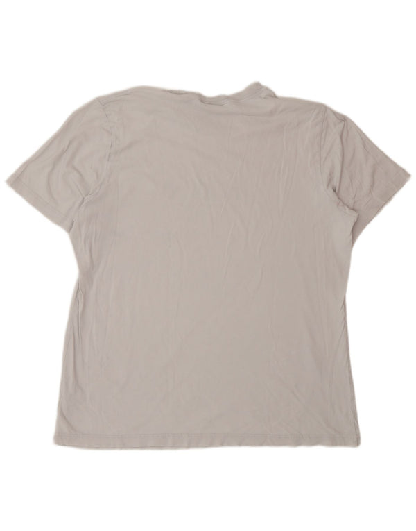 ADIDAS Mens Graphic T-Shirt Top XL White Cotton