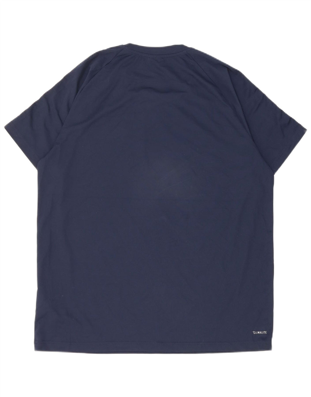 Adidas Mens Climalite T-Shirt Top XL Navy Blue Polyester