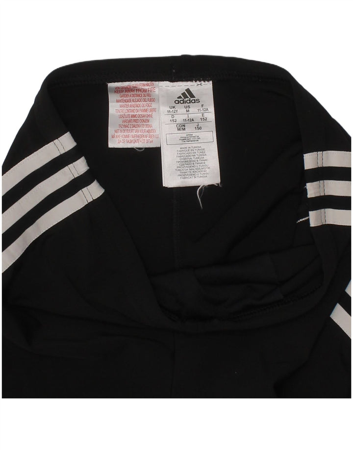 Adidas Girls Sport Shorts 11-12 Years Black Polyester